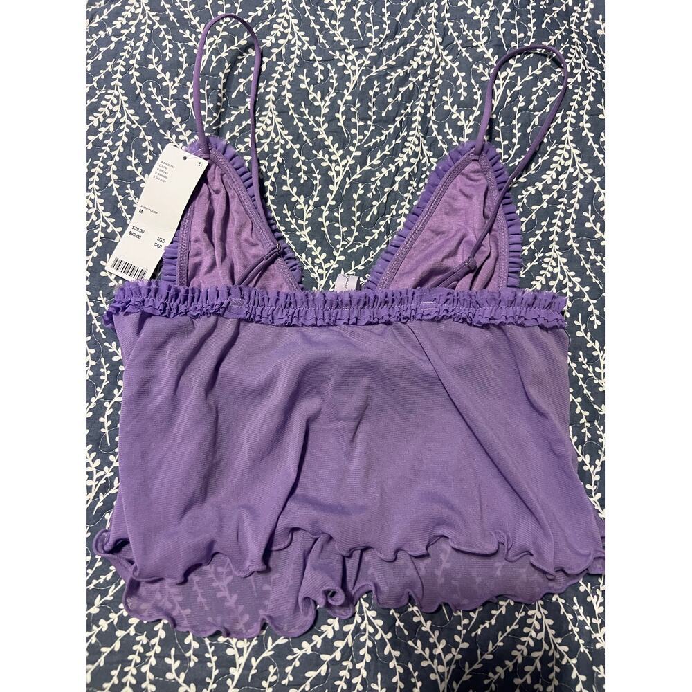 Out from under Lingerie size M Urban outfitters purple top sexy see through NEW - Picture 5 of 6